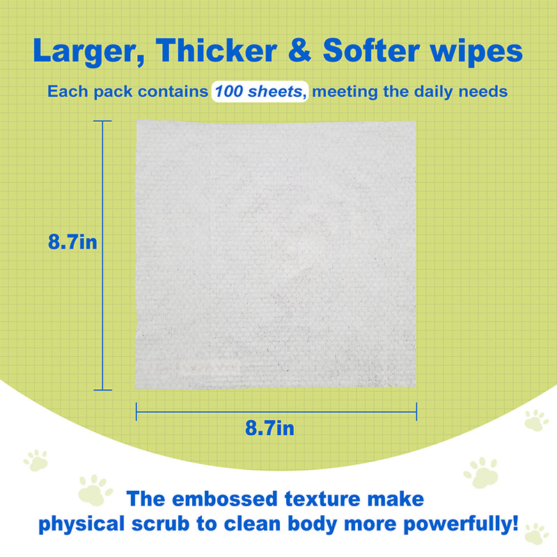 Extra large dog grooming wipes