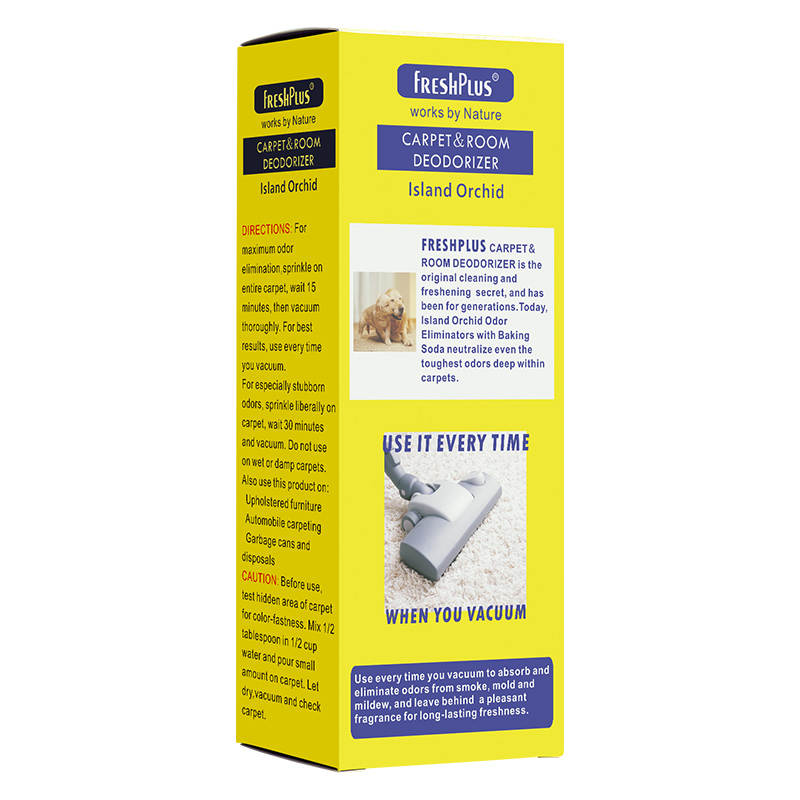 Haustierfreundliches Teppichdeodorant-Pulver für Zuhause und Zimmer