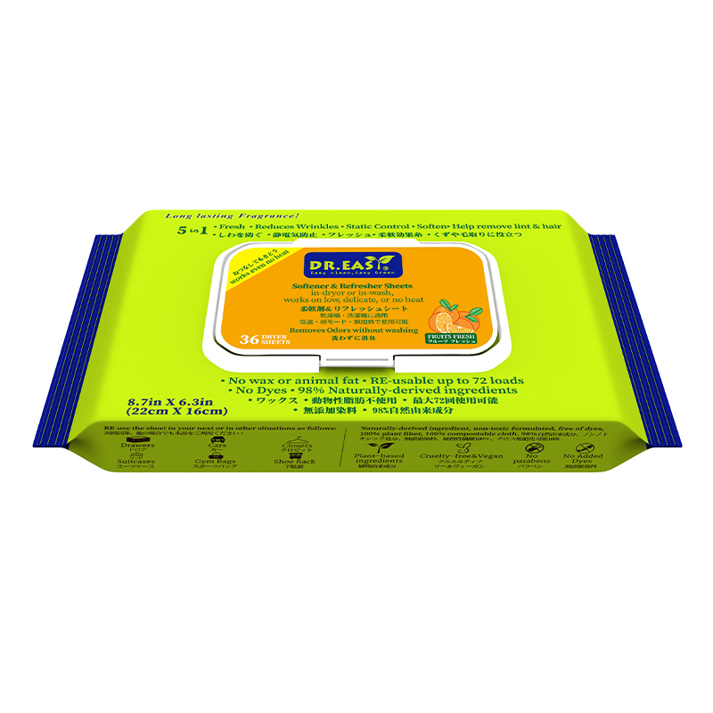 Wet Fabric Softener Sheets